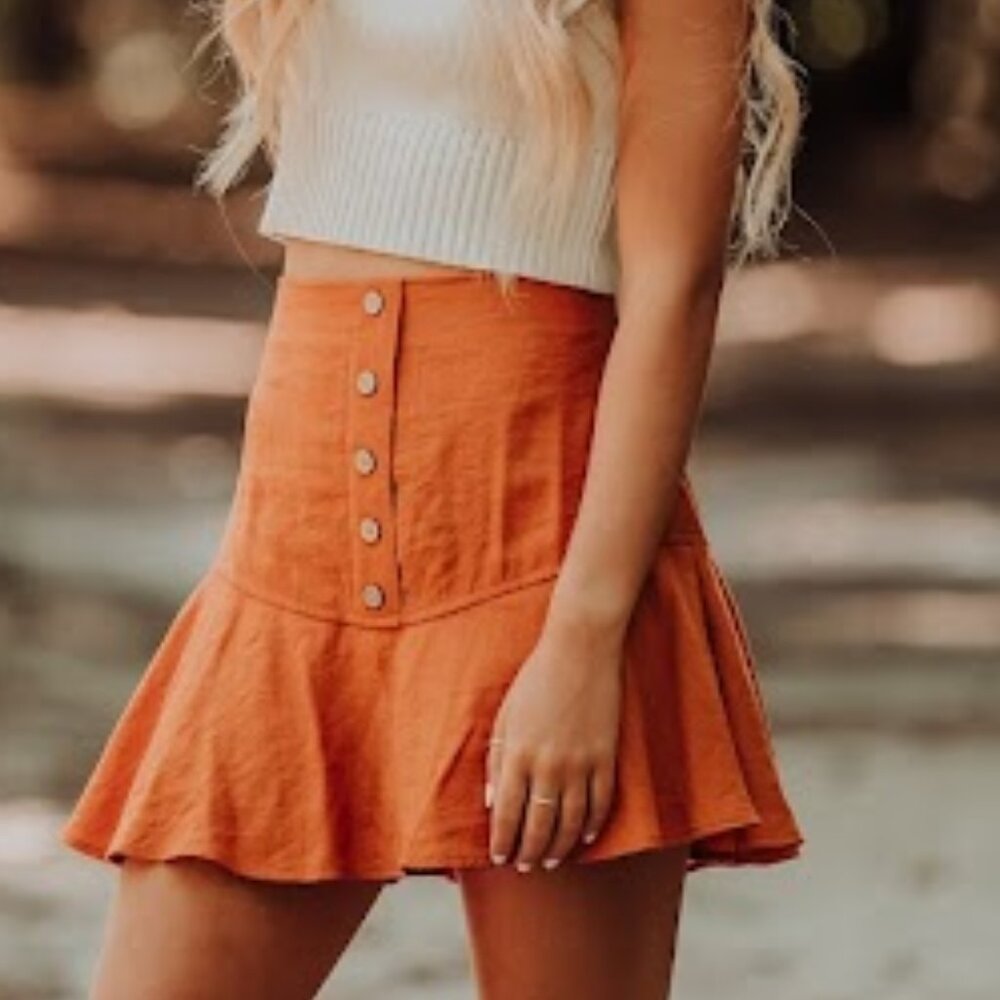Harper Heritage Rust Colored Skort Size XS - Picture 1 of 6